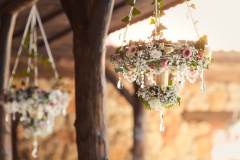 Wedding decorations in rustic style